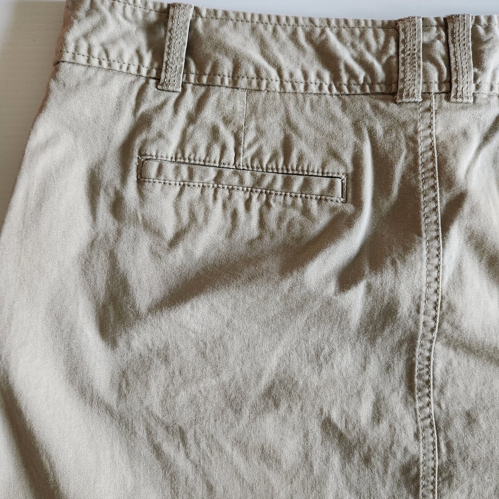 Merona Khaki A-line Skirt - Picture 4 of 6